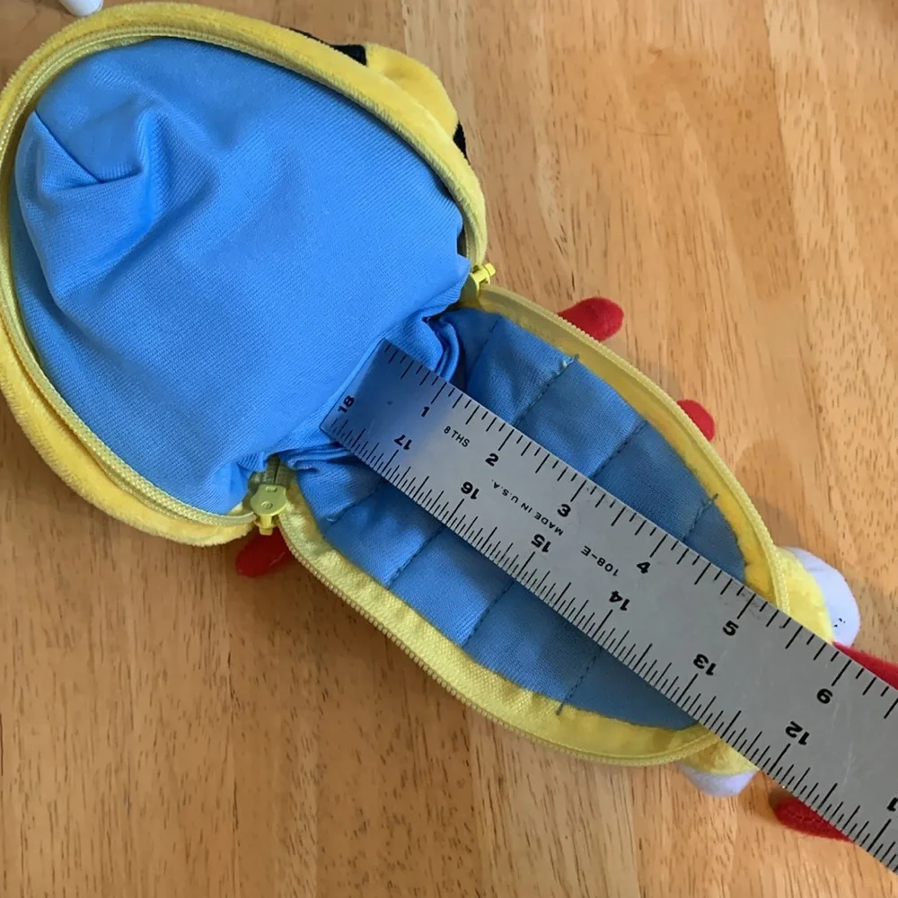 Vintage Hallmark Bee Plush Zippered Gift Bag Surprise Holder Reward BTS